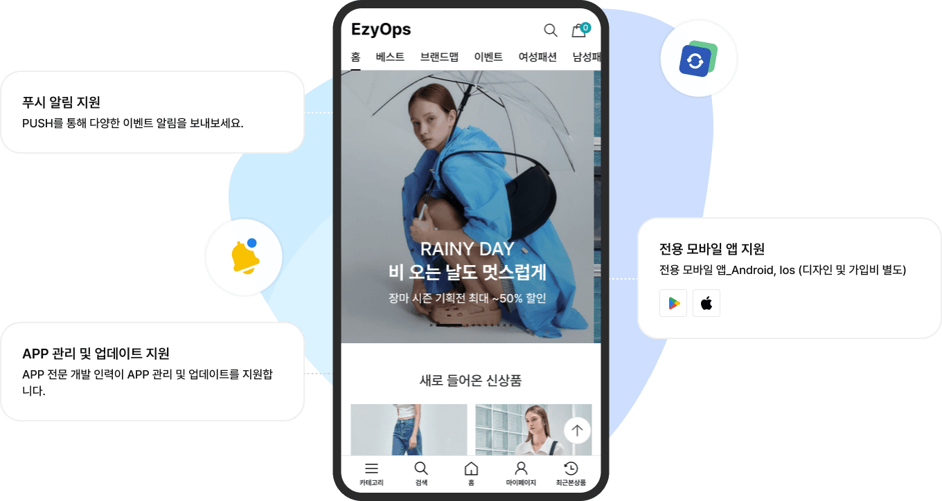 이지옵스 모바일 앱